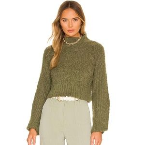 House of Harlow 1960 Dreamer Pullover XS Green